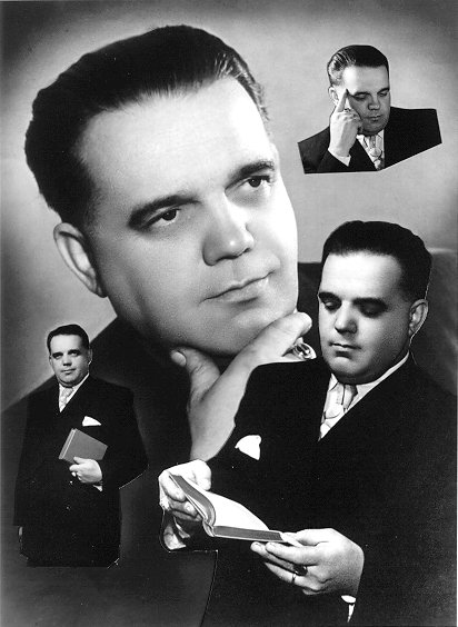 Montage de plusieurs portraits de Franz Bardon